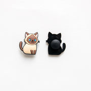 Accesorios para Crocs Gato Siamés