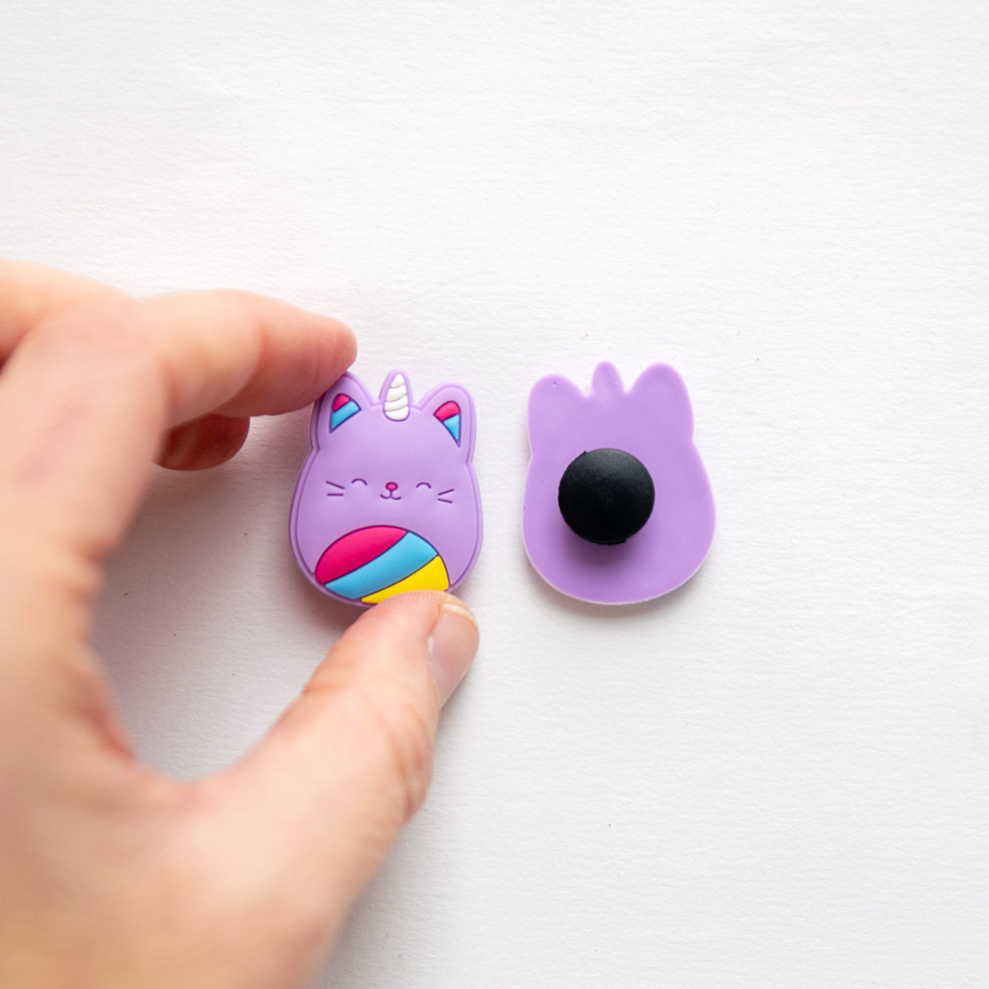 Accessoires pour Crocs Chat Licorne Violet