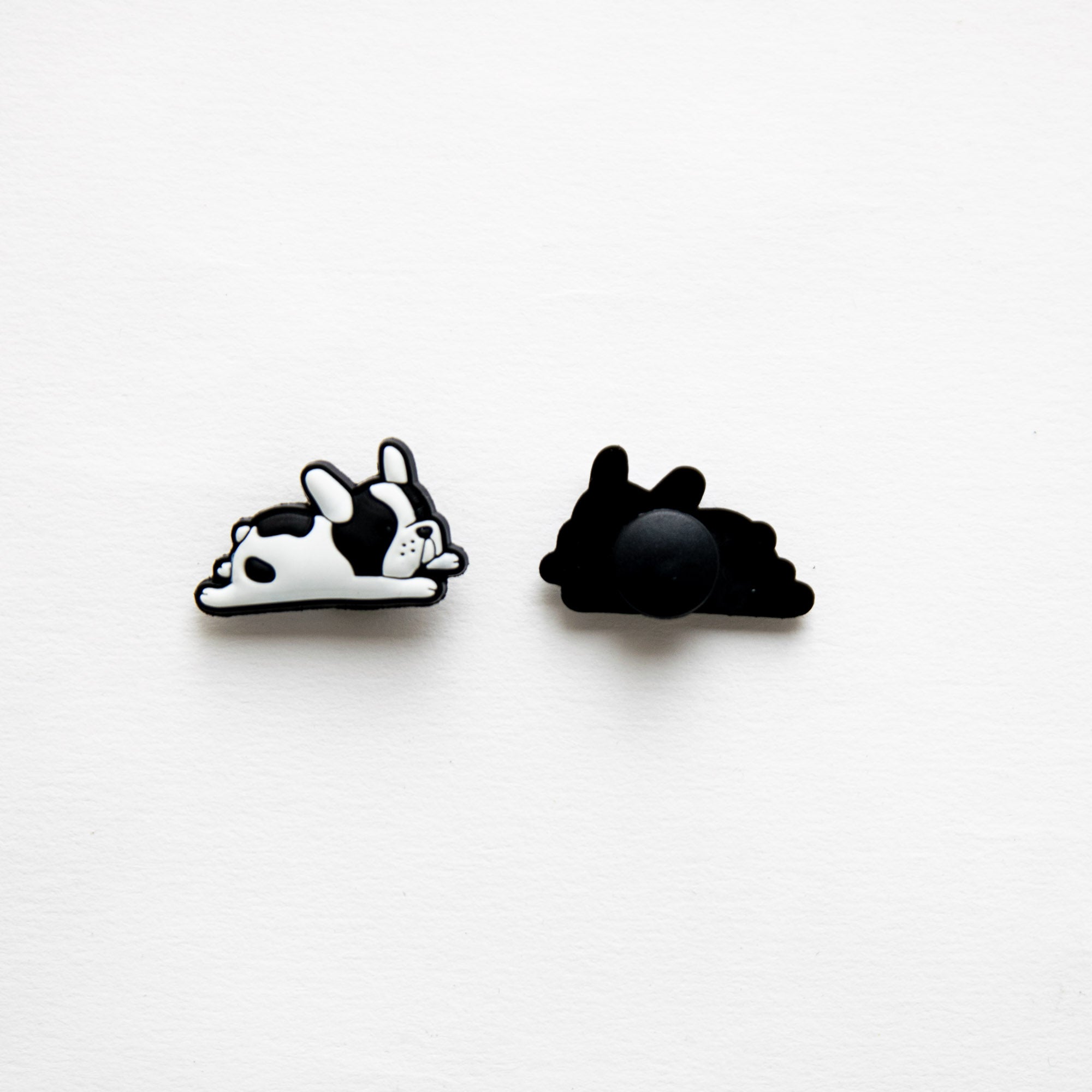 Accessoires pour Crocs Bouledogue Français Noir