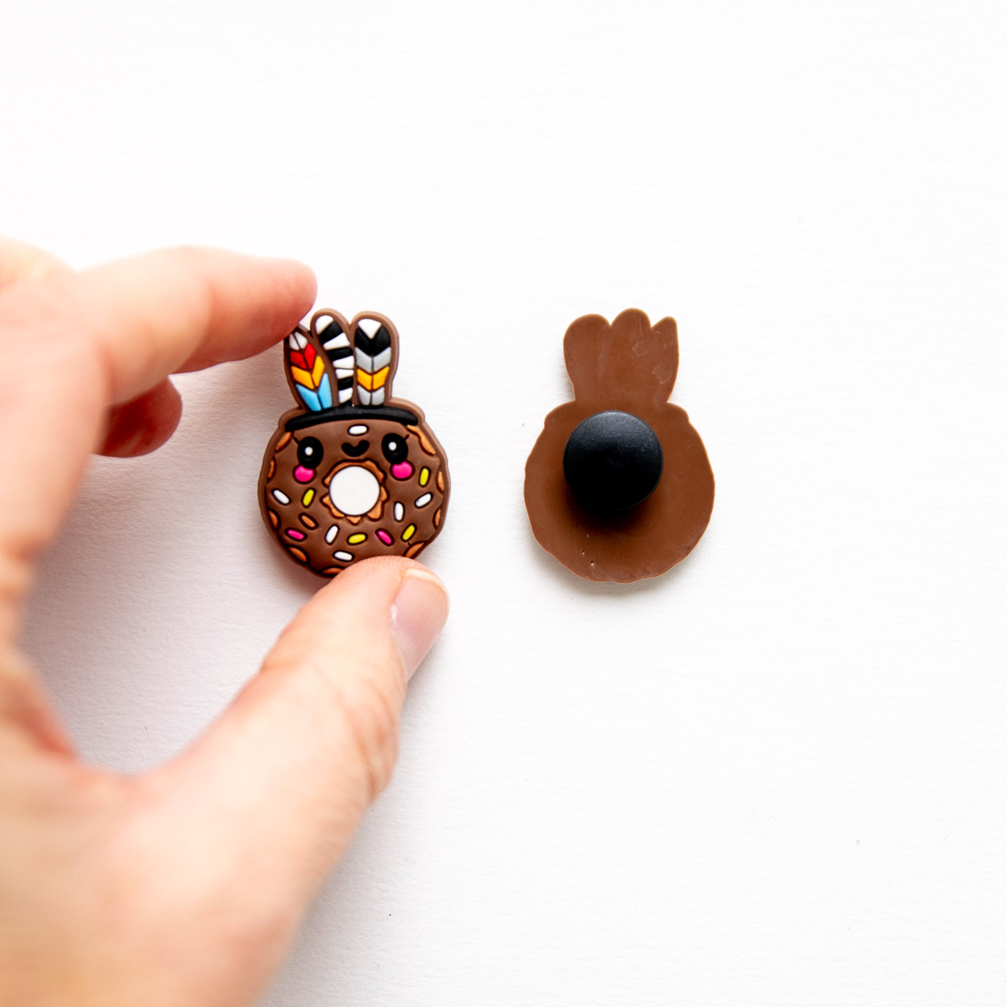 Accessoires pour Crocs Donut Indien Marron