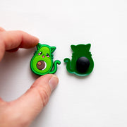 Accessoires für Crocs Lila Einhorn Katze