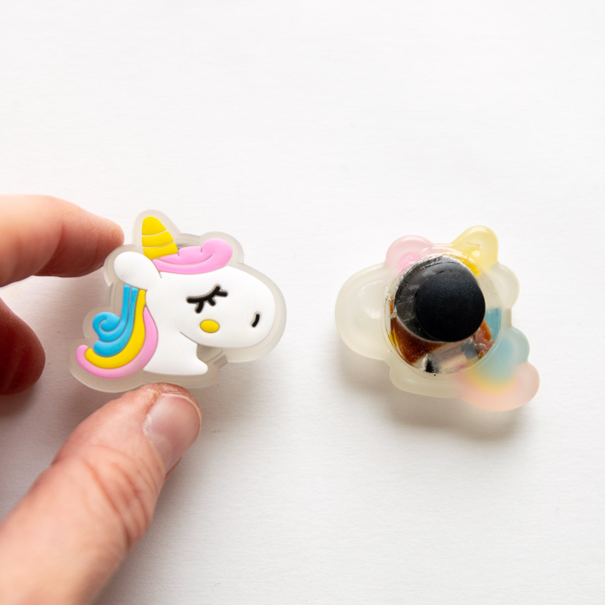 Accessoires für Crocs Lila Einhorn Katze