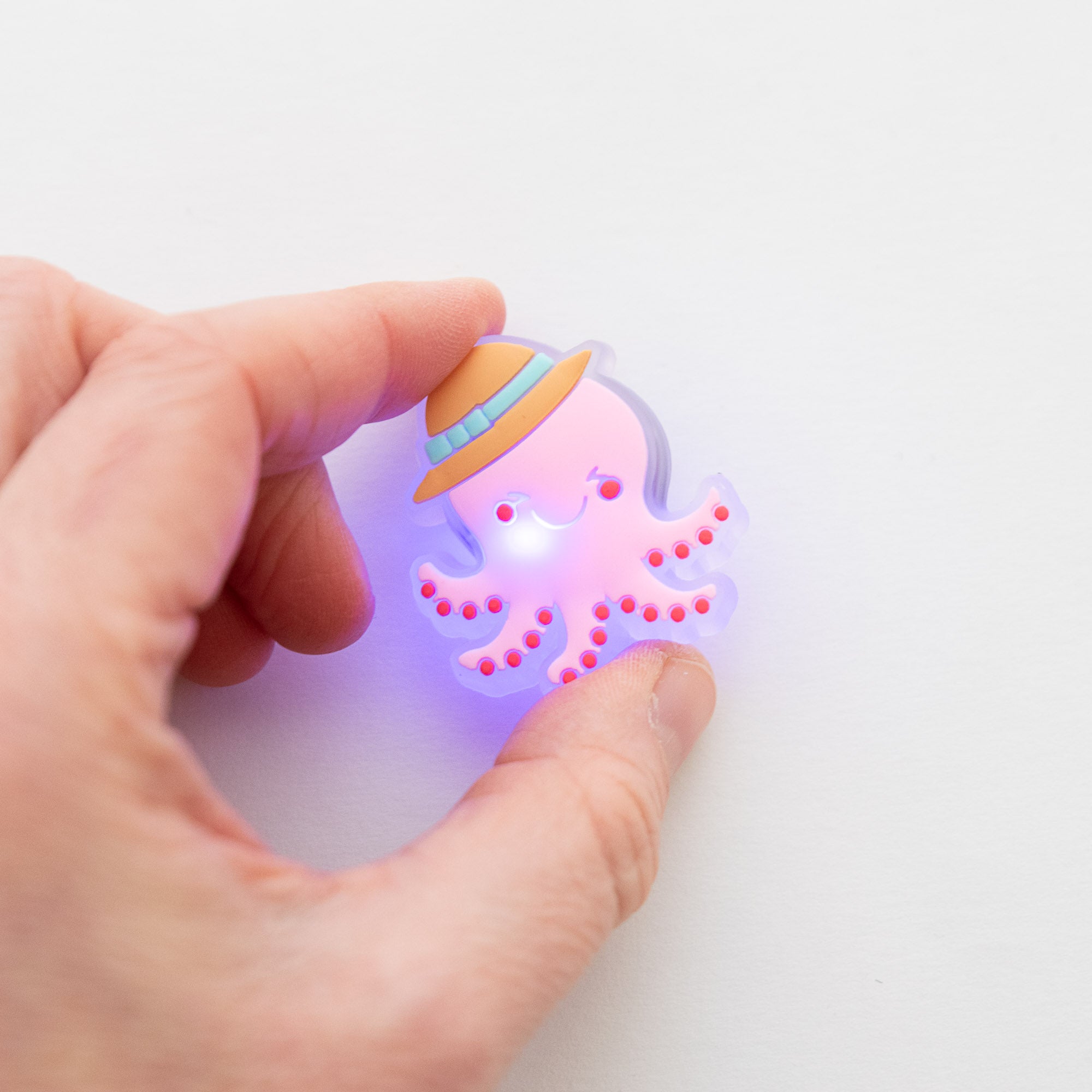 Charm LED Lumineux pour Crocs Pieuvre