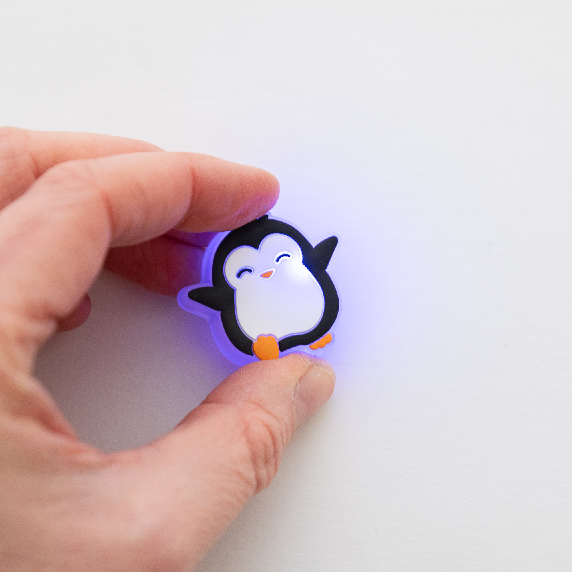 Charm LED Lumineux pour Crocs Pingouin