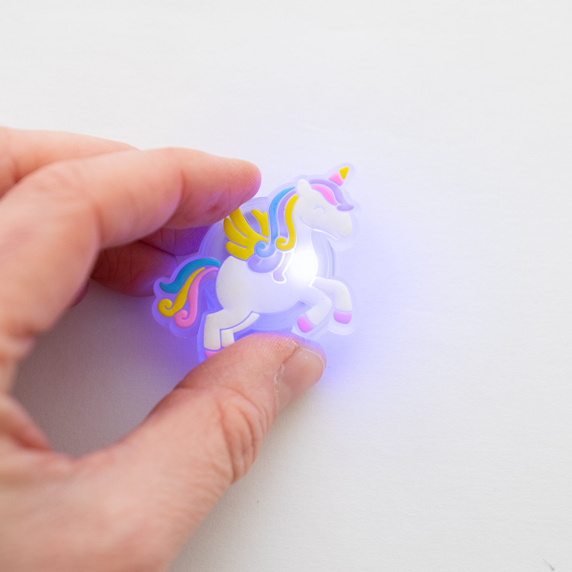 Charm LED Lumineux pour Crocs Licorne au Galop
