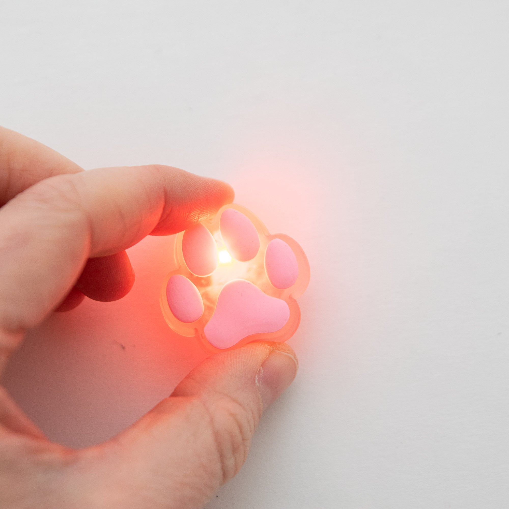 Charm LED Lumineux pour Crocs Patte de chat