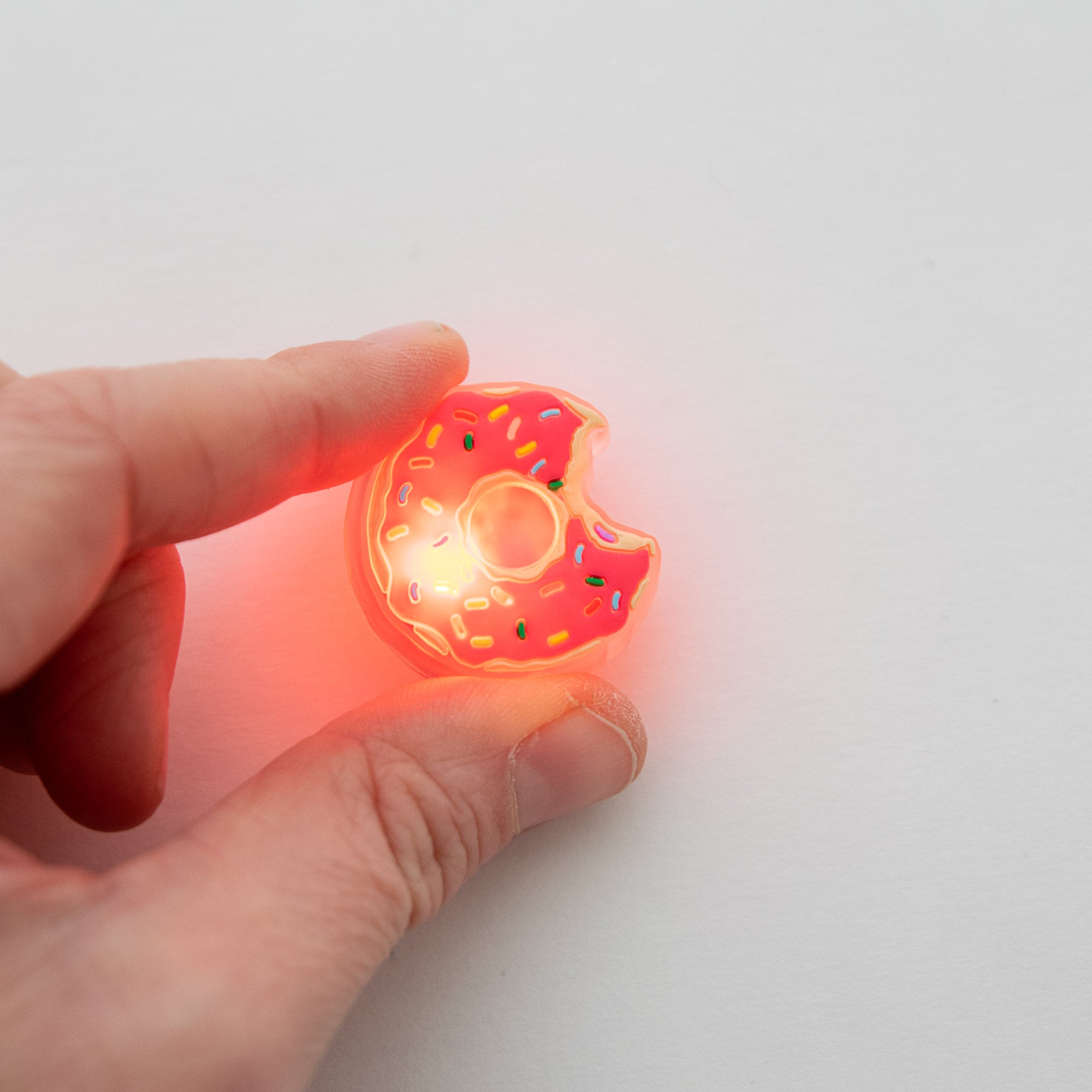 Charm LED Lumineux pour Crocs Donut Croqué