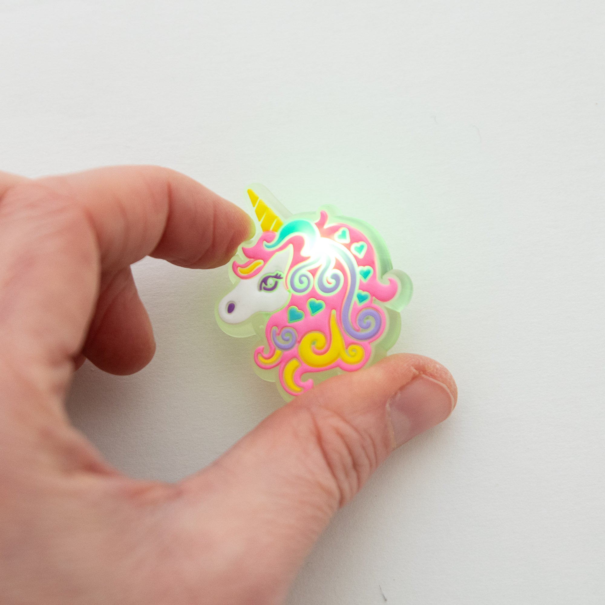 Charm LED Lumineux pour Crocs Licorne & Crinière