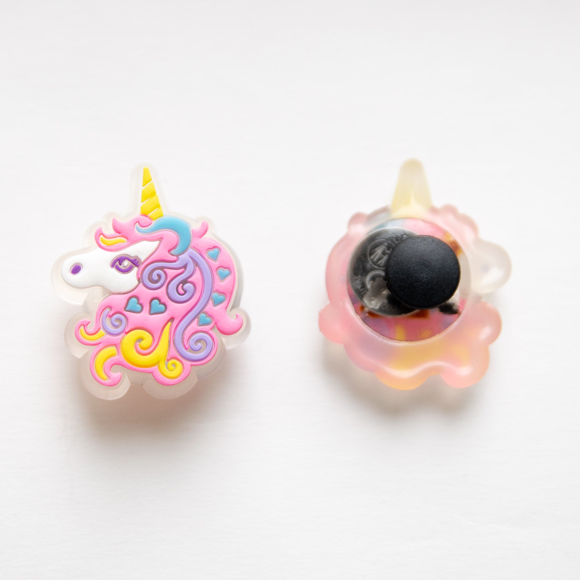 Accessoires für Crocs Lila Einhorn Katze