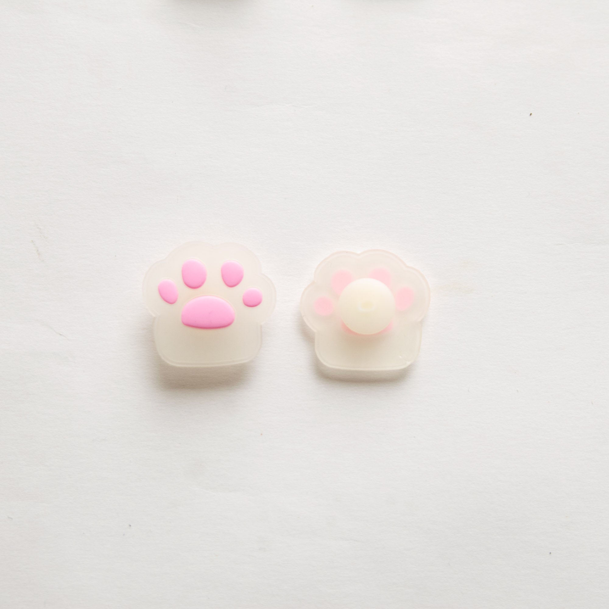 Accessoire Phosphorecent pour Crocs Patte de chat Rose