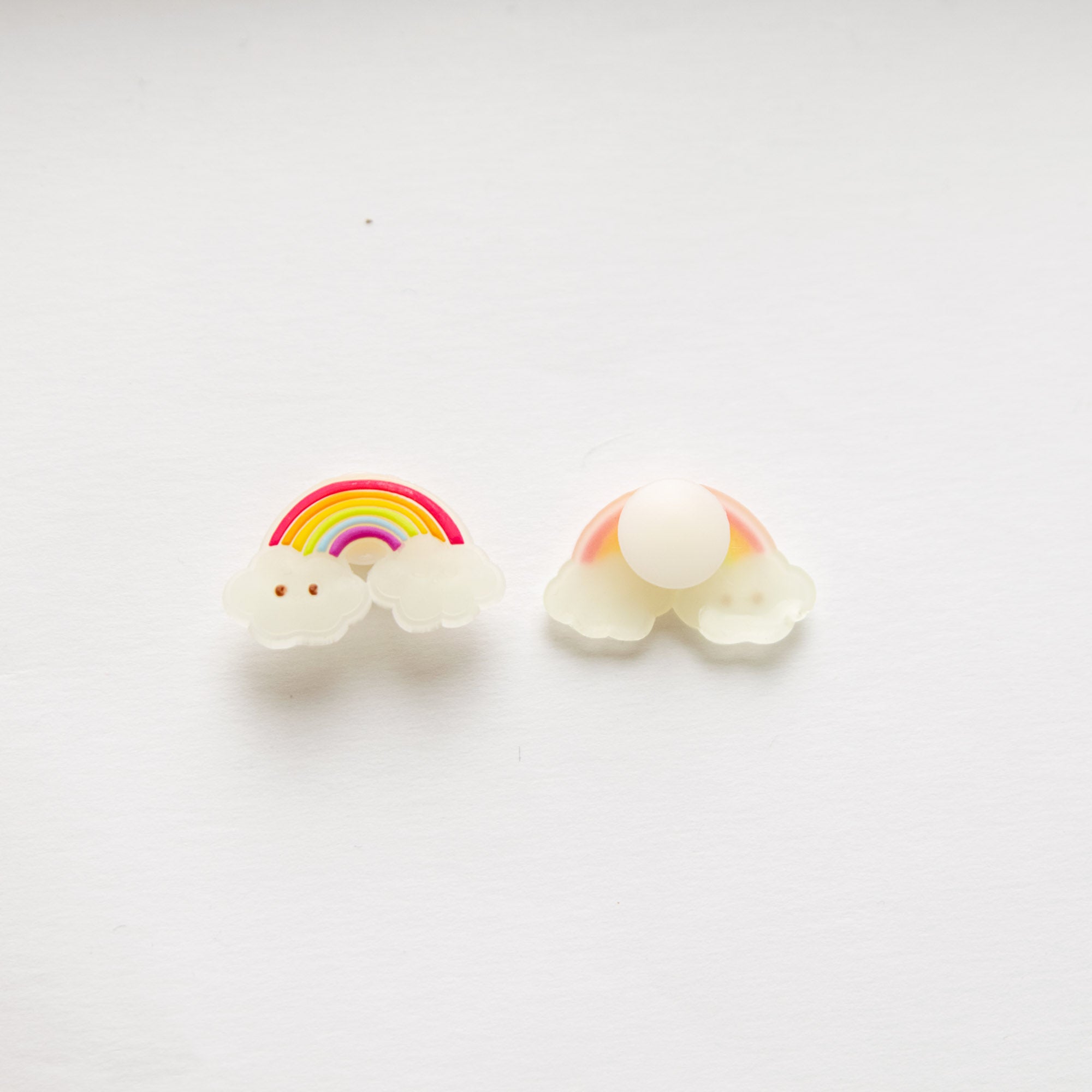 Accessoire Phosphorecent pour Crocs Arc-en-ciel & Nuage