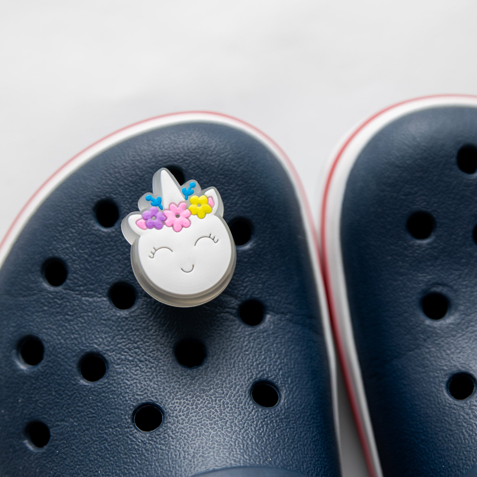 Charm LED Lumineux pour Crocs Licorne Fleurie