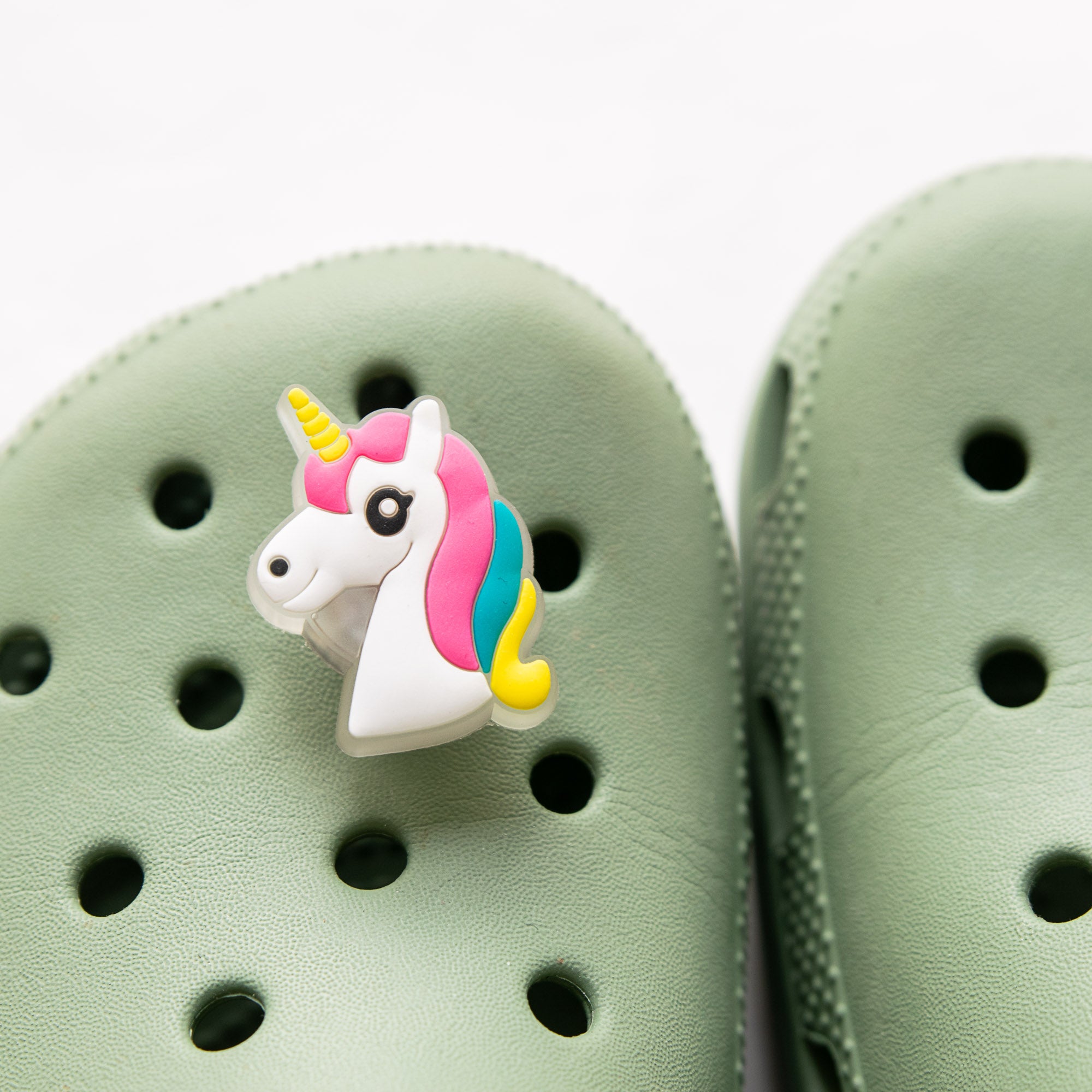 Charm LED Lumineux pour Crocs Licorne Profil