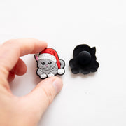 Accessoires pour Crocs Chat avec Bonnet de Noël