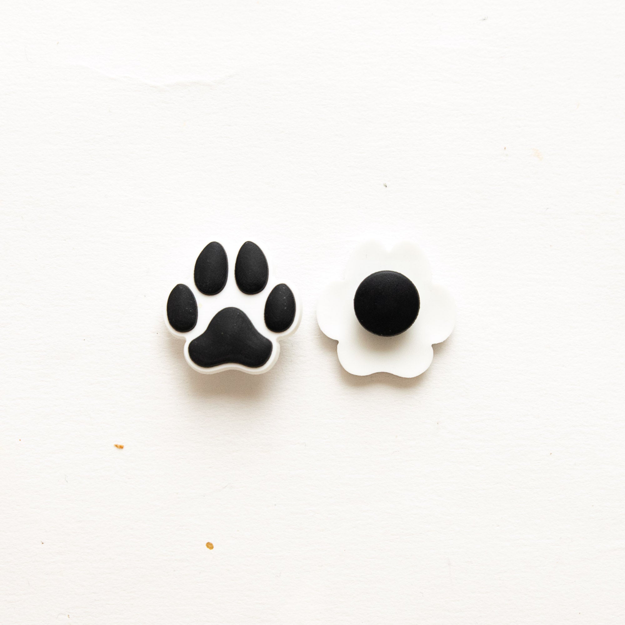 Accessoires pour Crocs Patte de Chien Noir/Blanc
