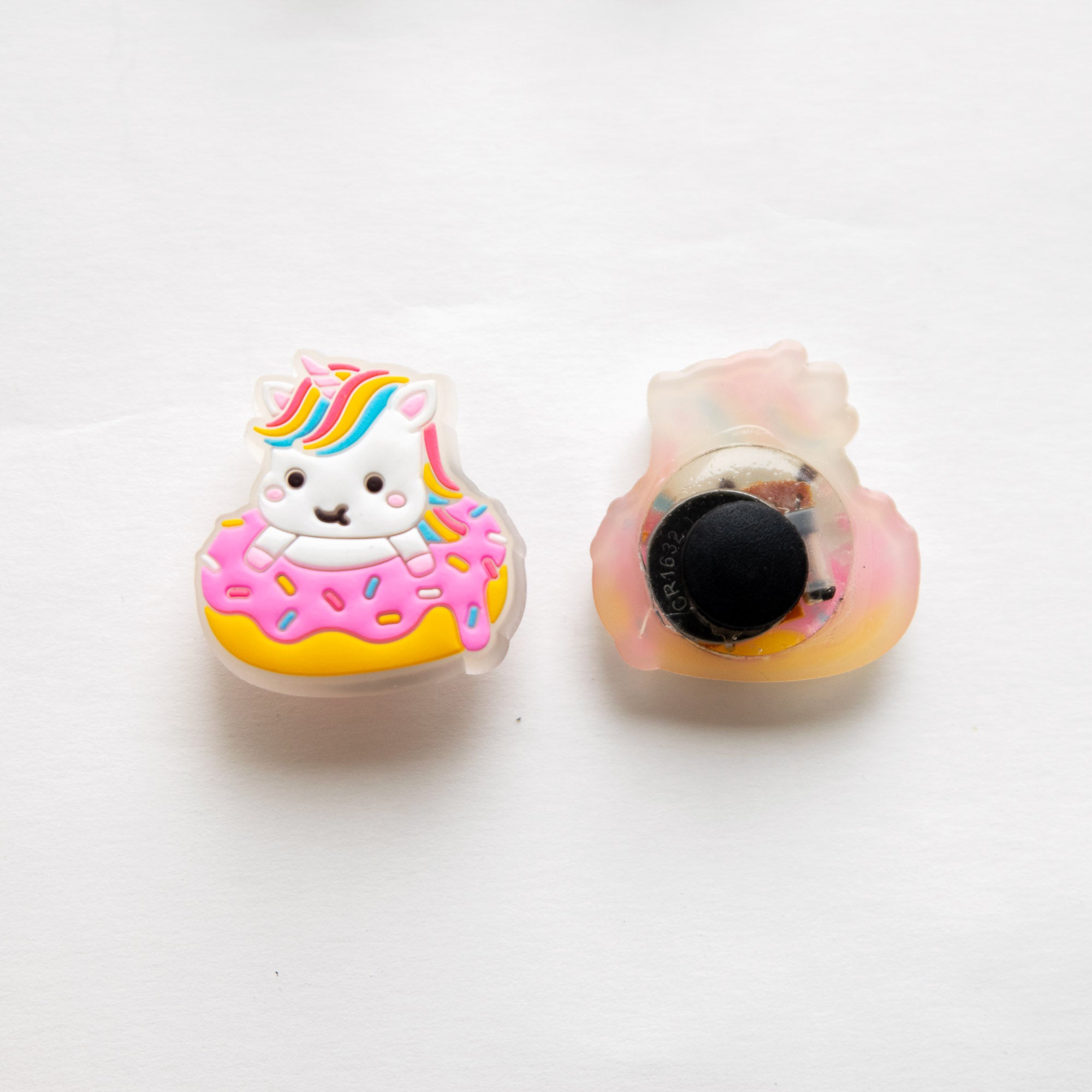 Charm LED Lumineux pour Crocs Licorne Donut