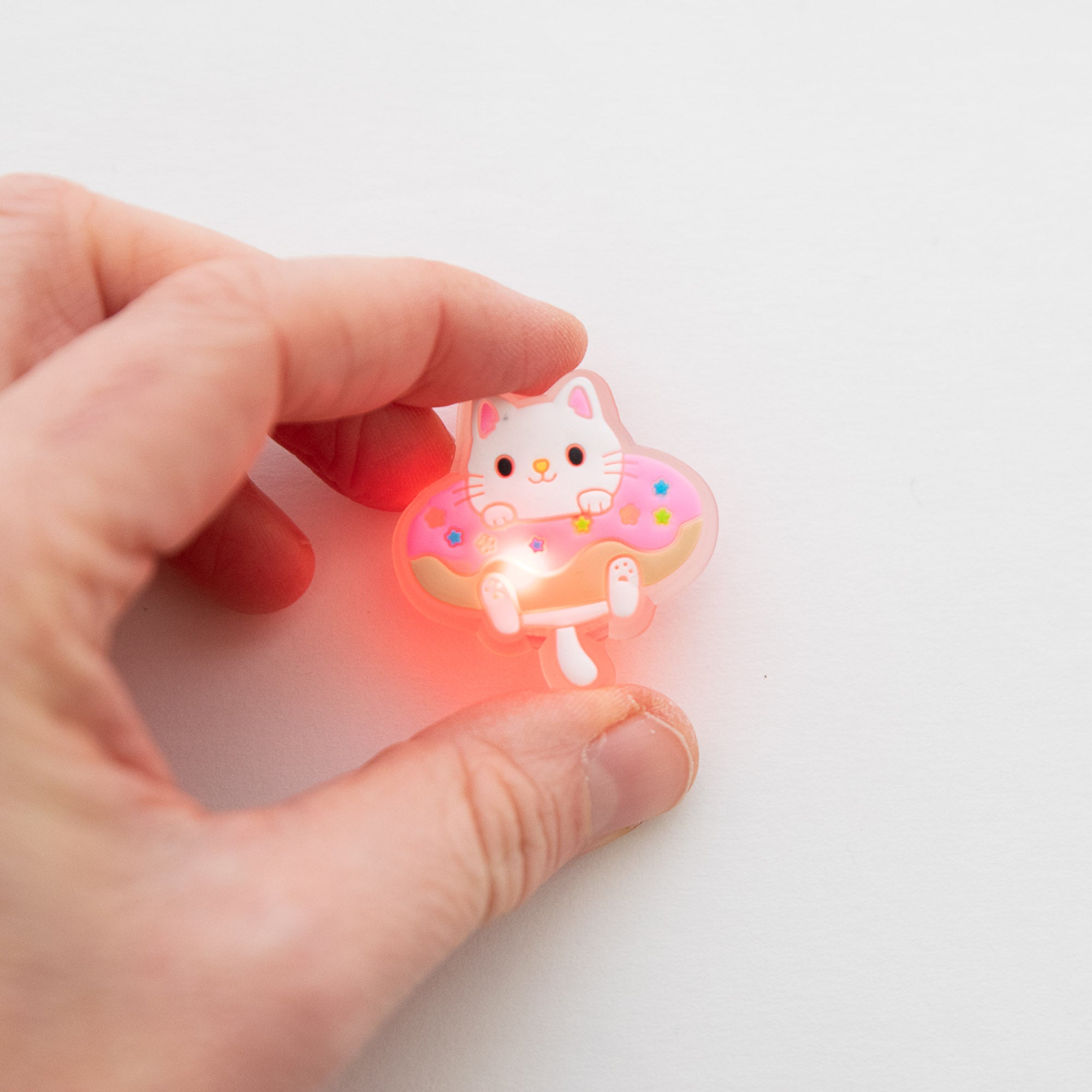 Charm LED Lumineux pour Crocs Chat Donut