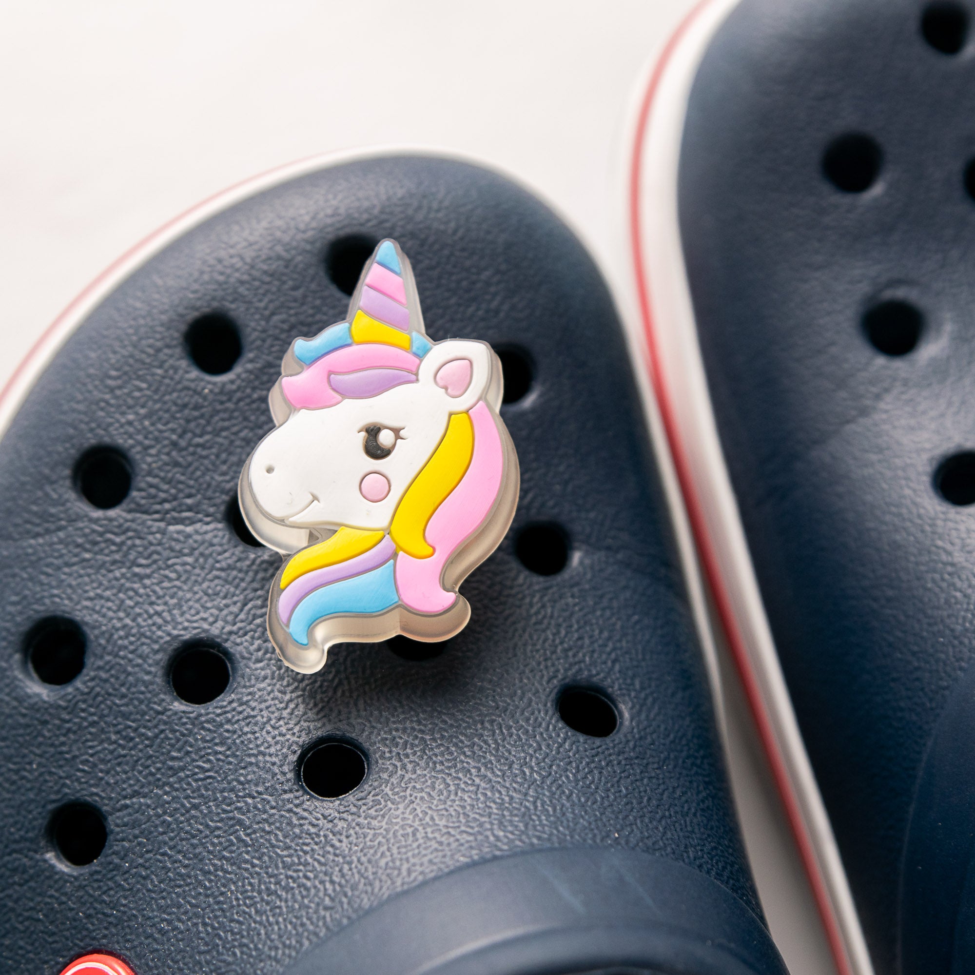 Accessoires für Crocs Lila Einhorn Katze