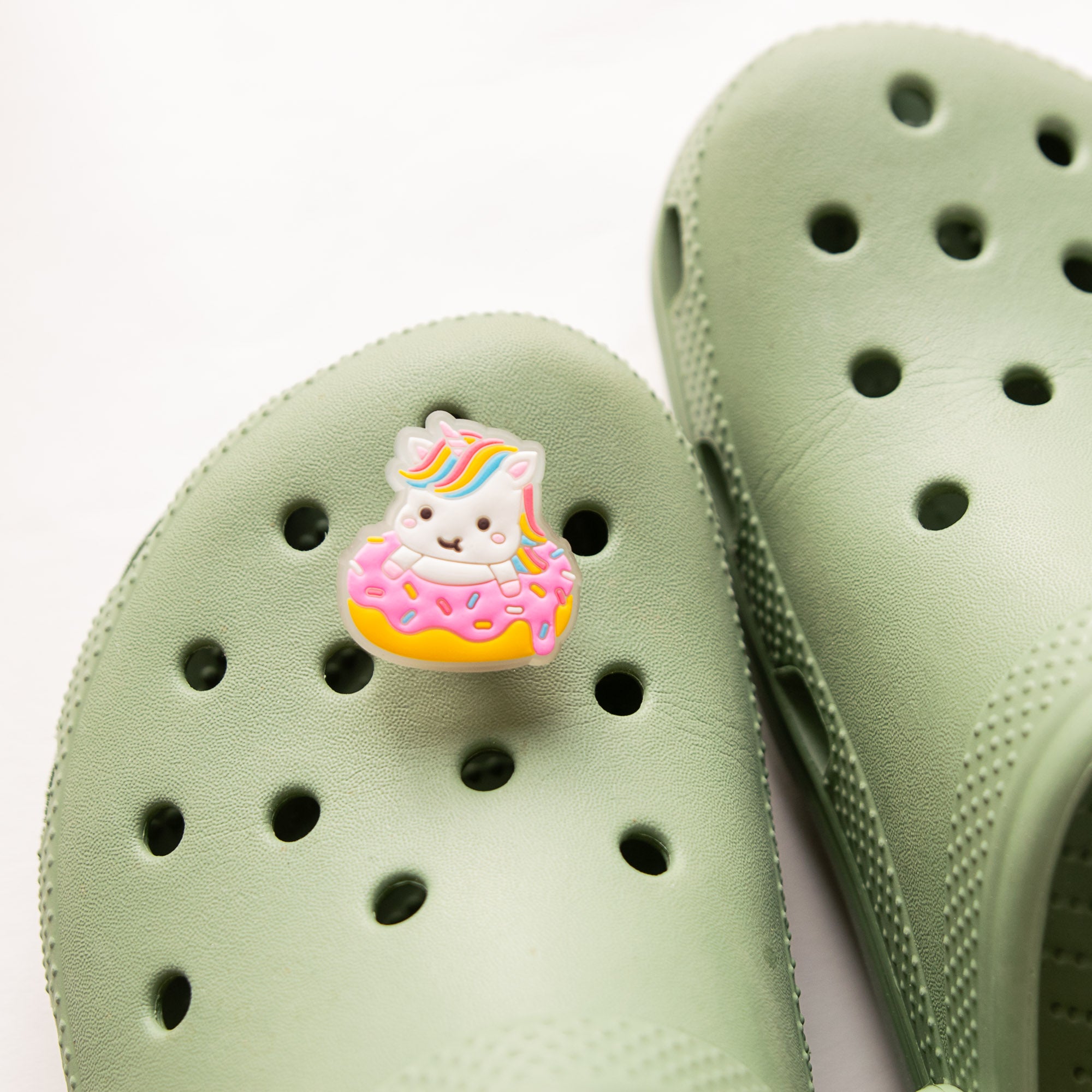 Accessoires für Crocs Lila Einhorn Katze
