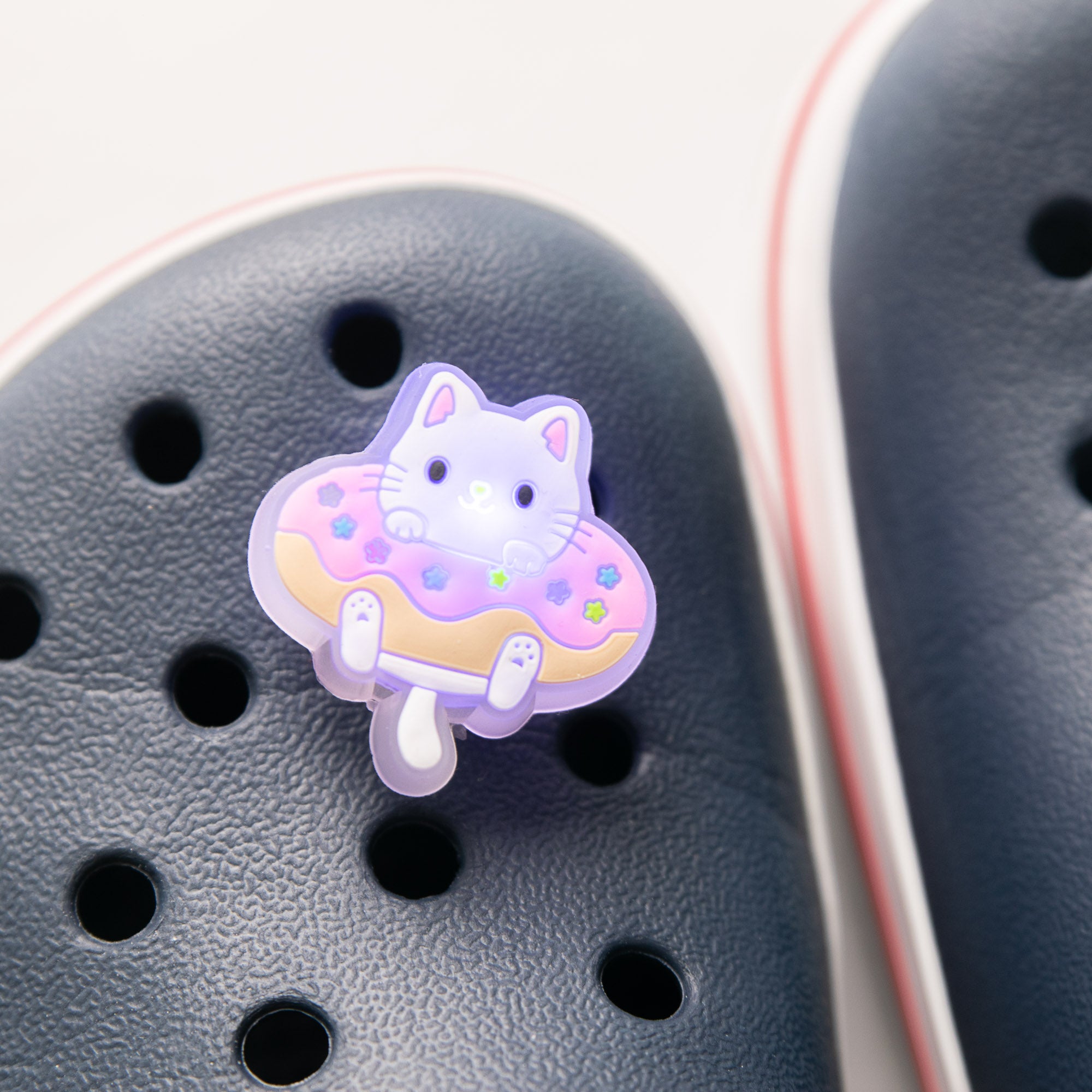 Charm LED Lumineux pour Crocs Chat Donut