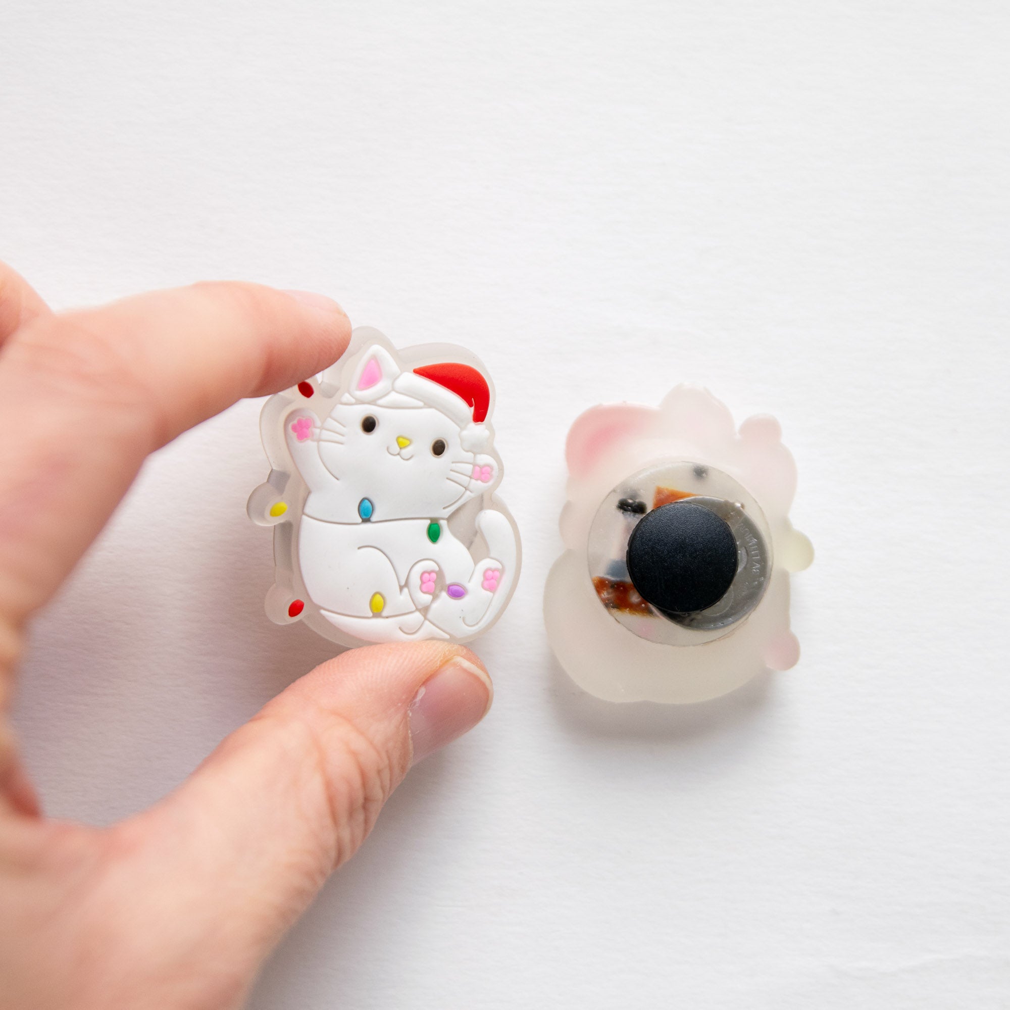 LED-Zubehör für Crocs – Weihnachtskatze