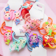 Lot de 2 élastiques Cheveux Kawaii Sirène