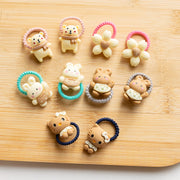 Lot de 10 élastiques Kawaii - Ourson & Lapin