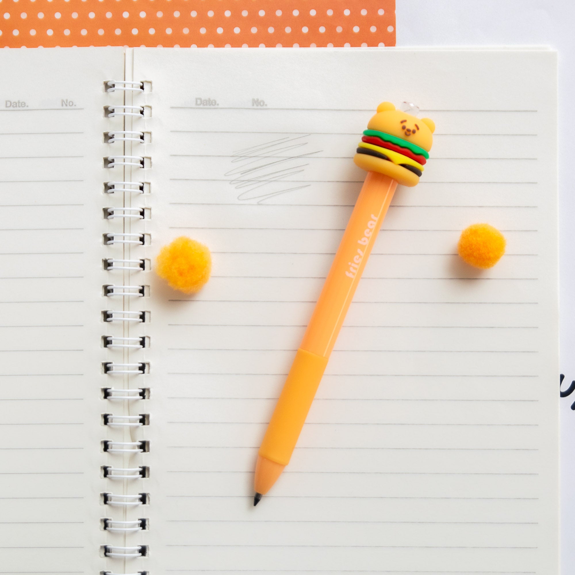 Crayon Mine Eternelle Kawaii - Ourson Cheeseburger