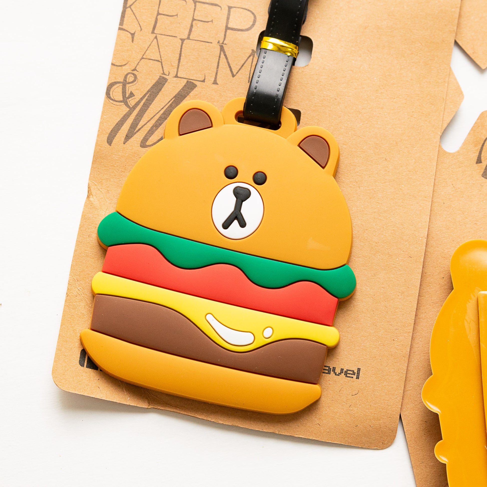 Ourson Burger Kofferanhänger