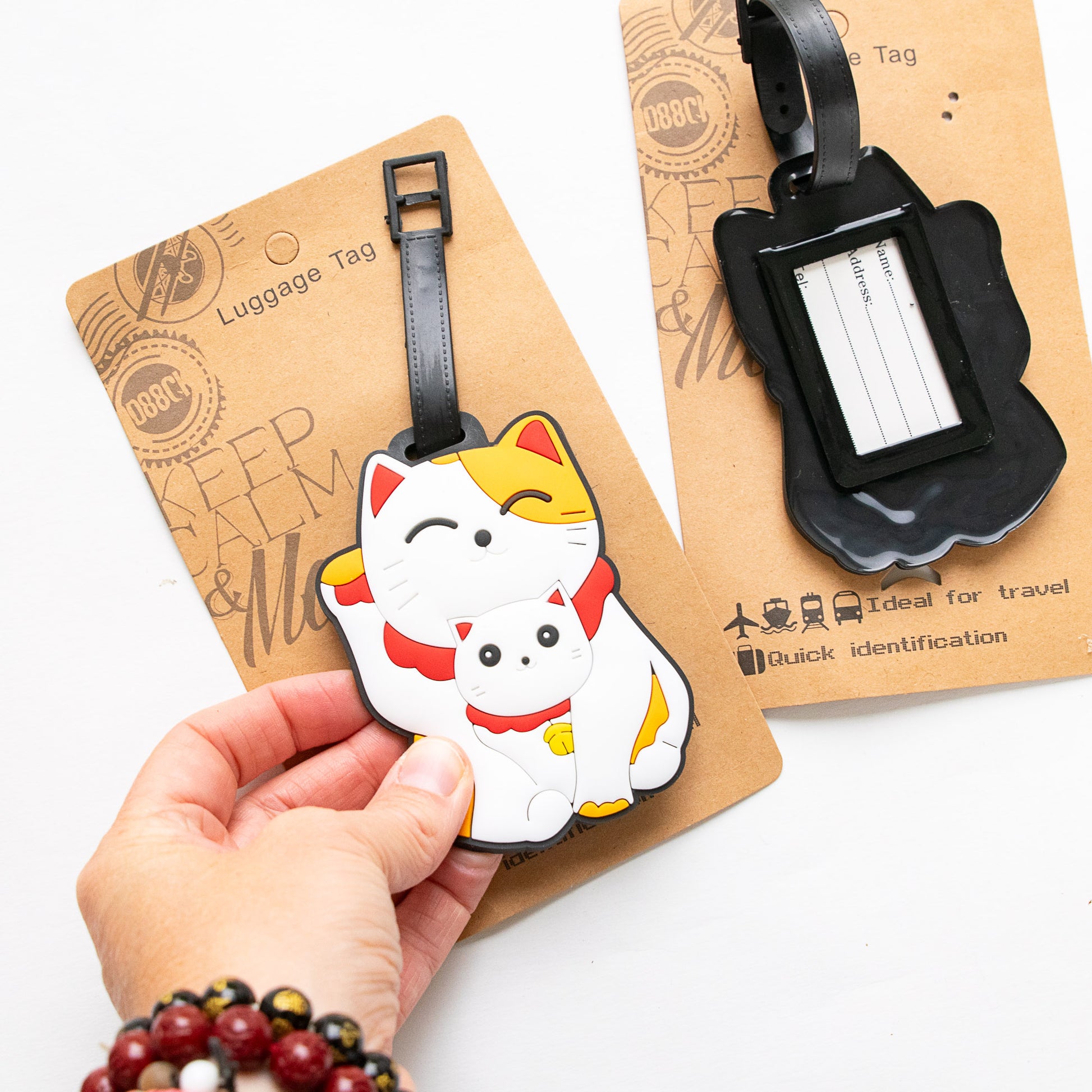 Maneki-Neko Kofferanhänger - Lucky Cat