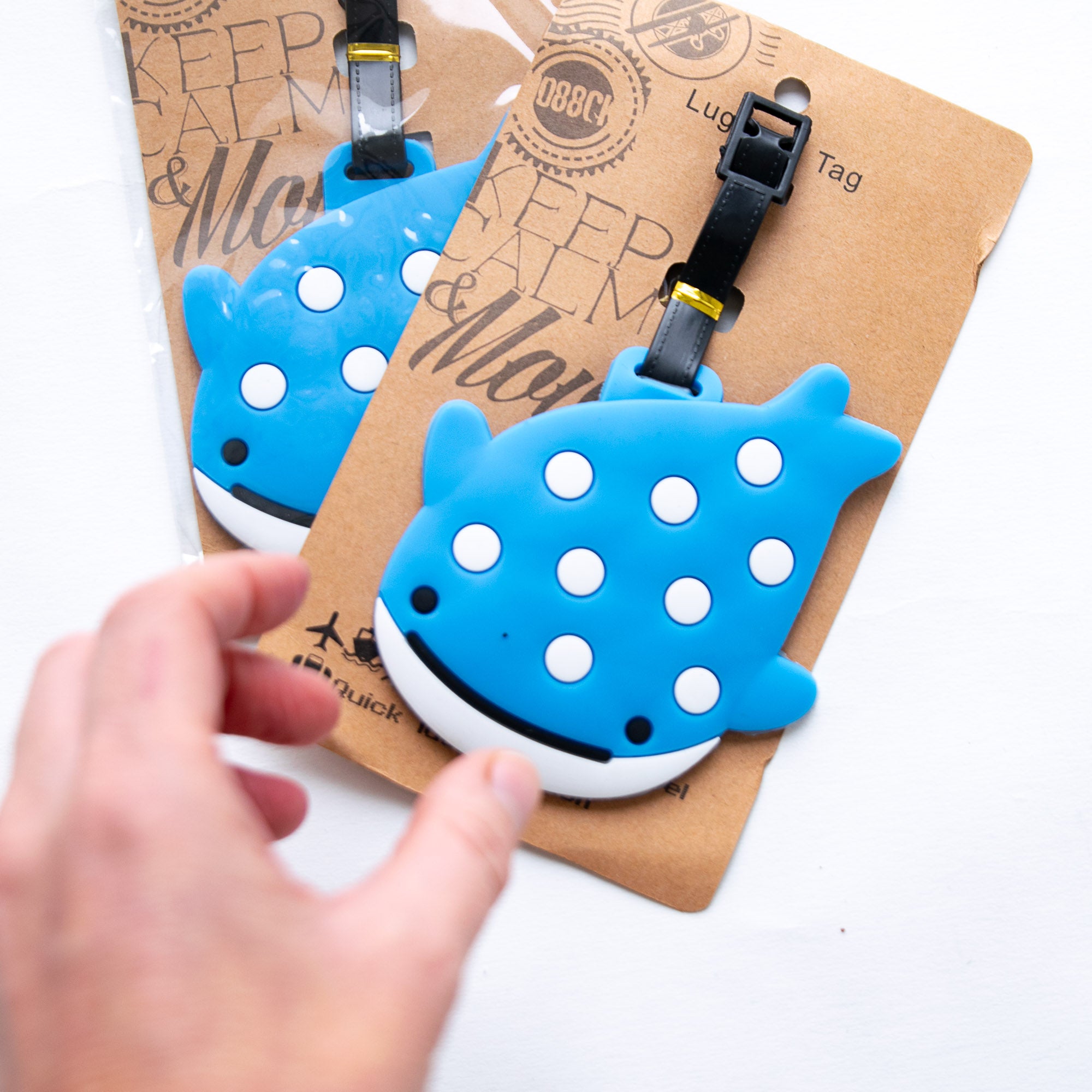 Etiquette à Bagage Requin-Baleine