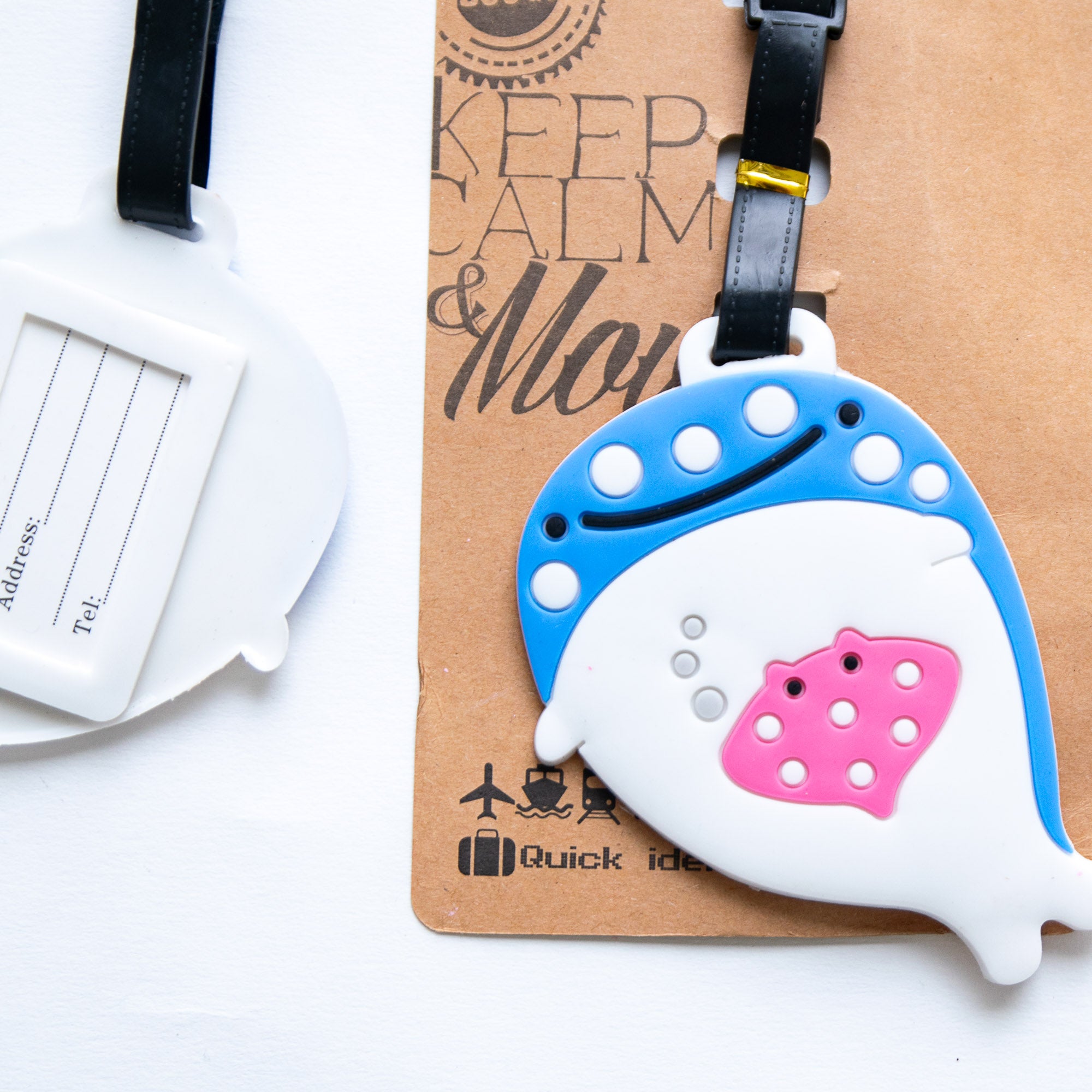 Etiquette à Bagage Baleine & Petite Raie