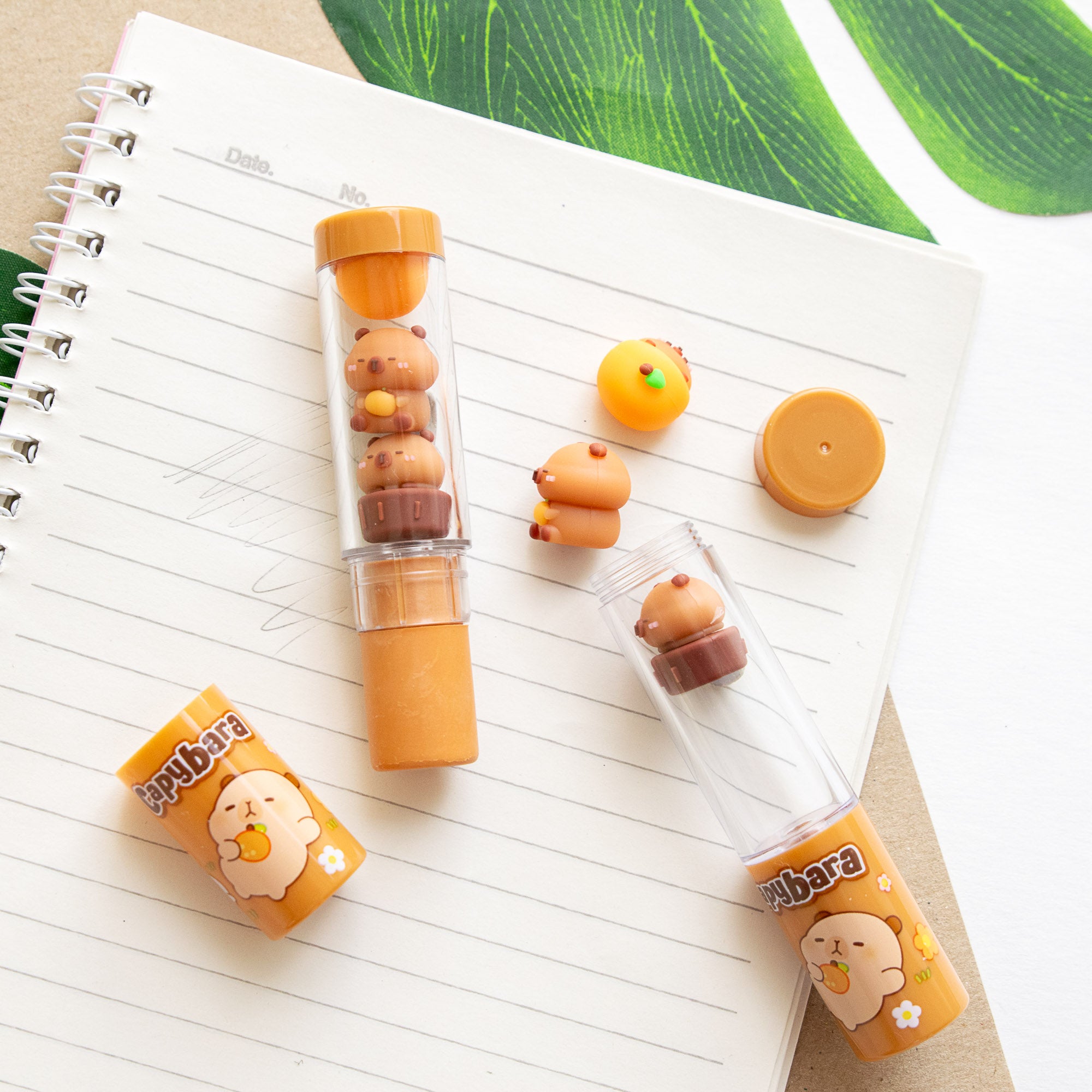 Gomme Kawaii Mini Figurine Capybara