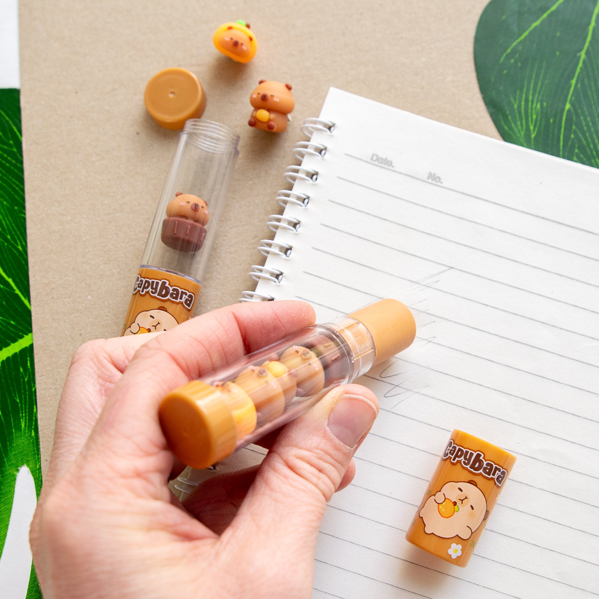 Gomme Kawaii Mini Figurine Capybara