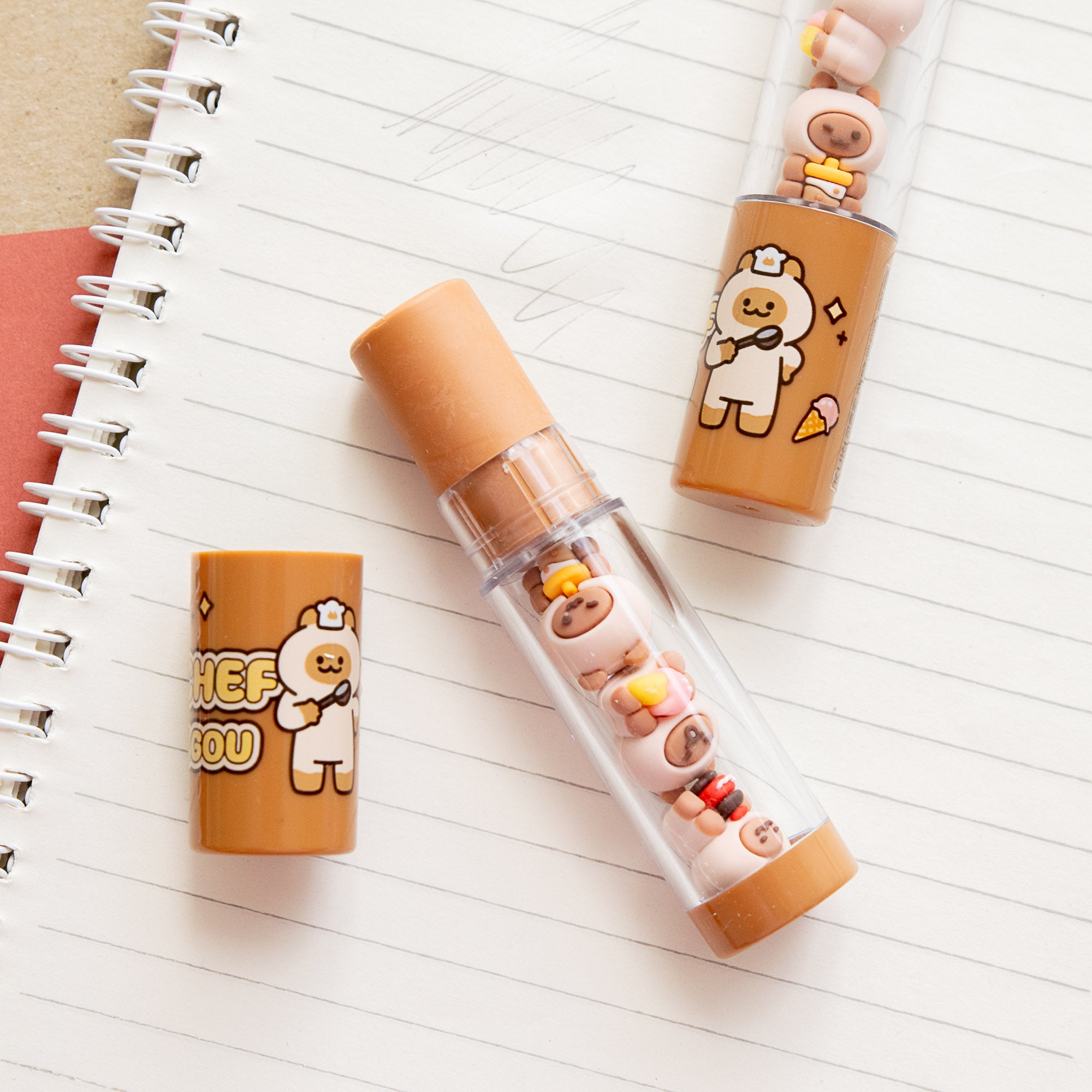 Radiergummi Kawaii Mini Figur Doggy Cat