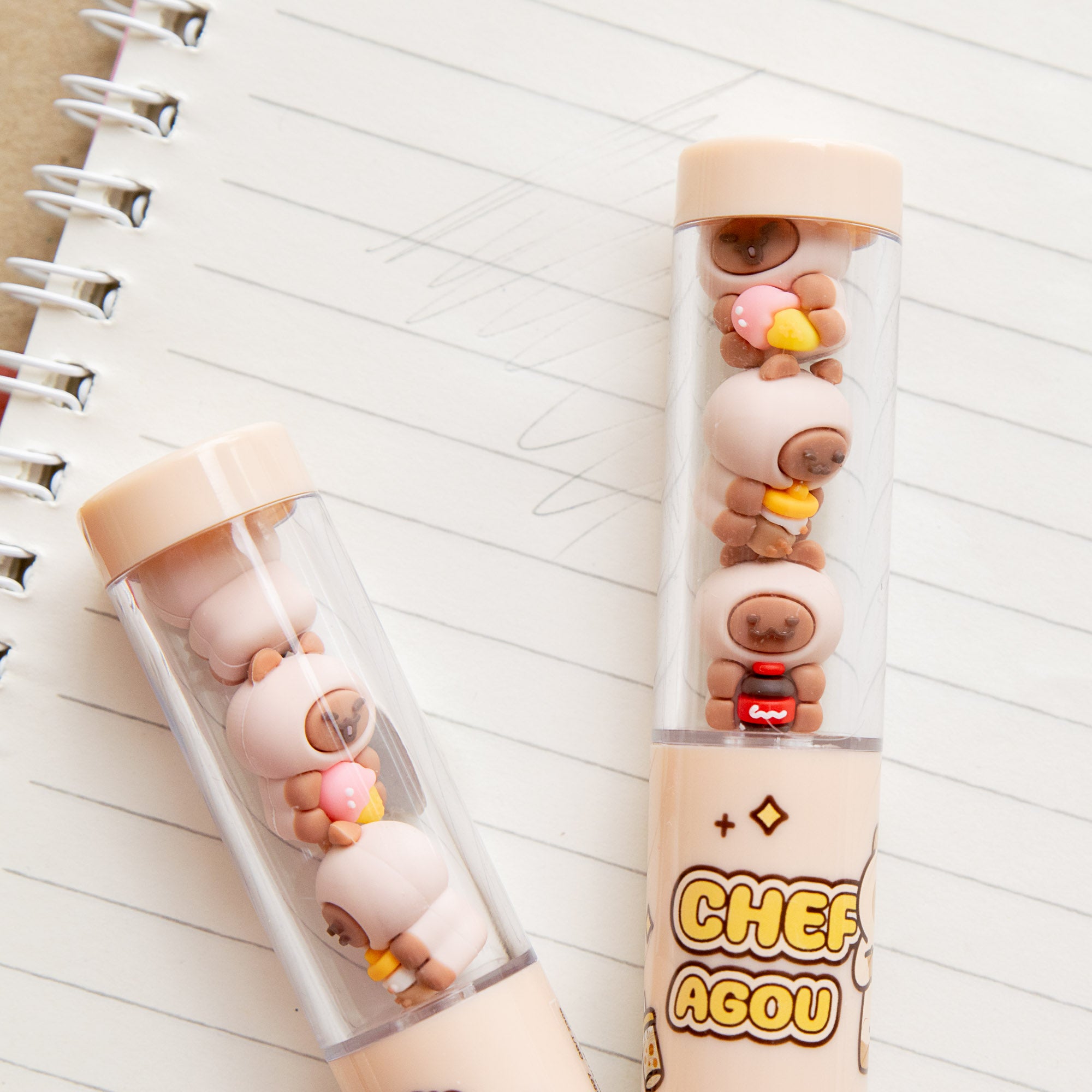 Radiergummi Kawaii Mini Figur Doggy Cat