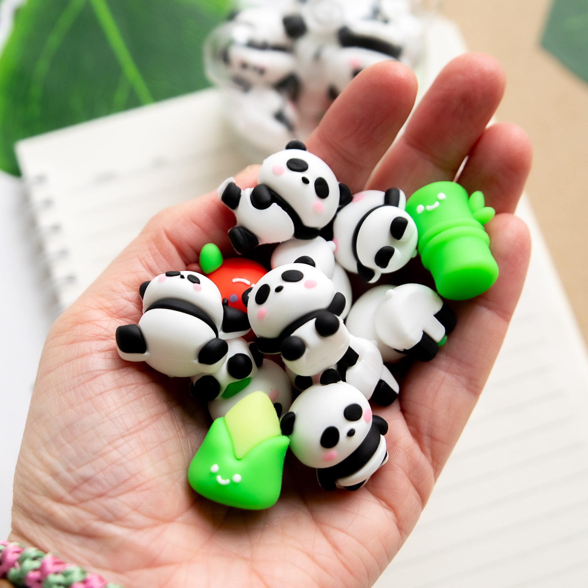Mini-Kawaii-Tier-Radiergummis (x12)