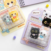 Gomme & Taille Crayon BFF Kawaii - Chat
