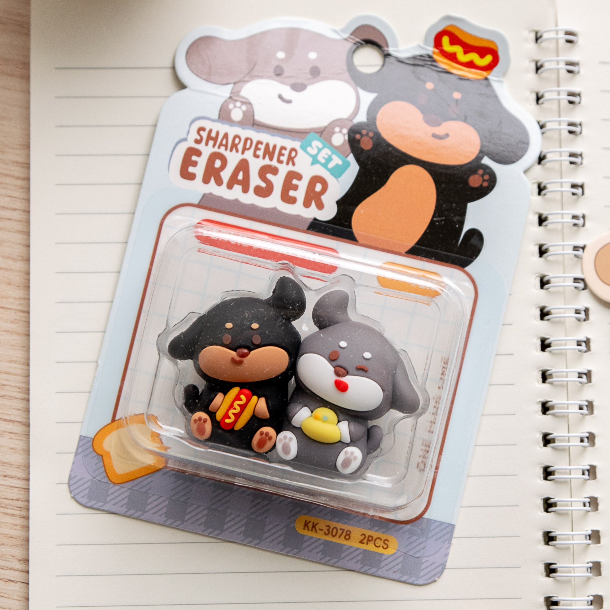 Gomme & Taille Crayon BFF Kawaii - Chien