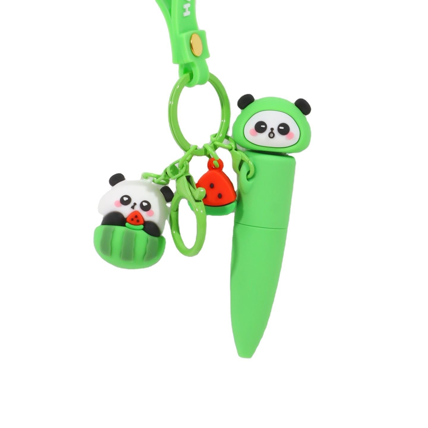 Stylo Porte-clés Kawaii Panda & Pastèque