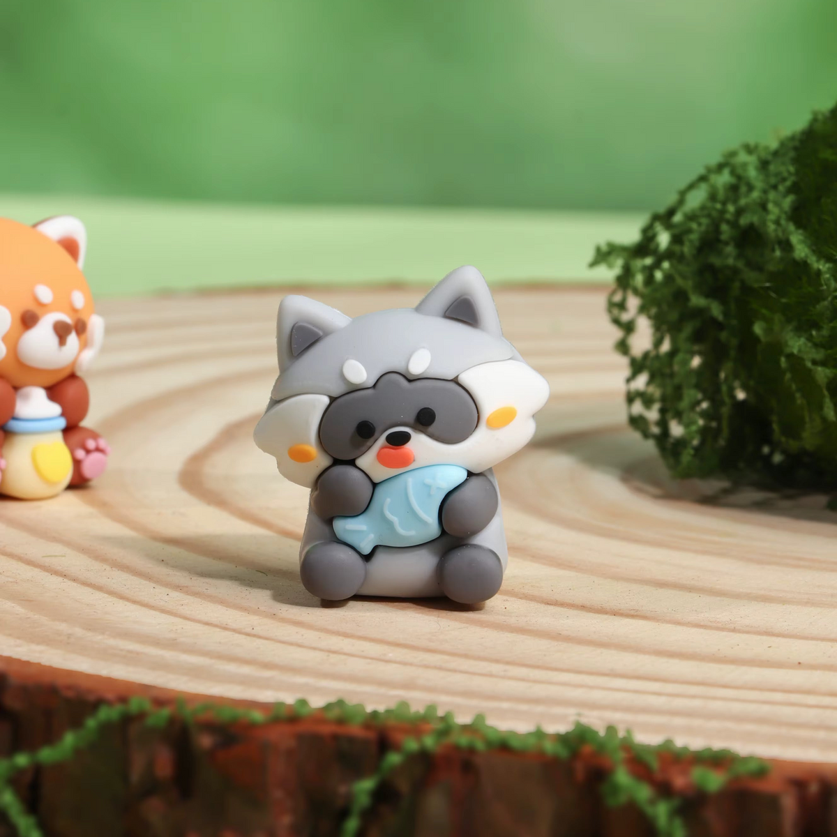 Stylo Kawaii 10 couleurs - Raton Laveur