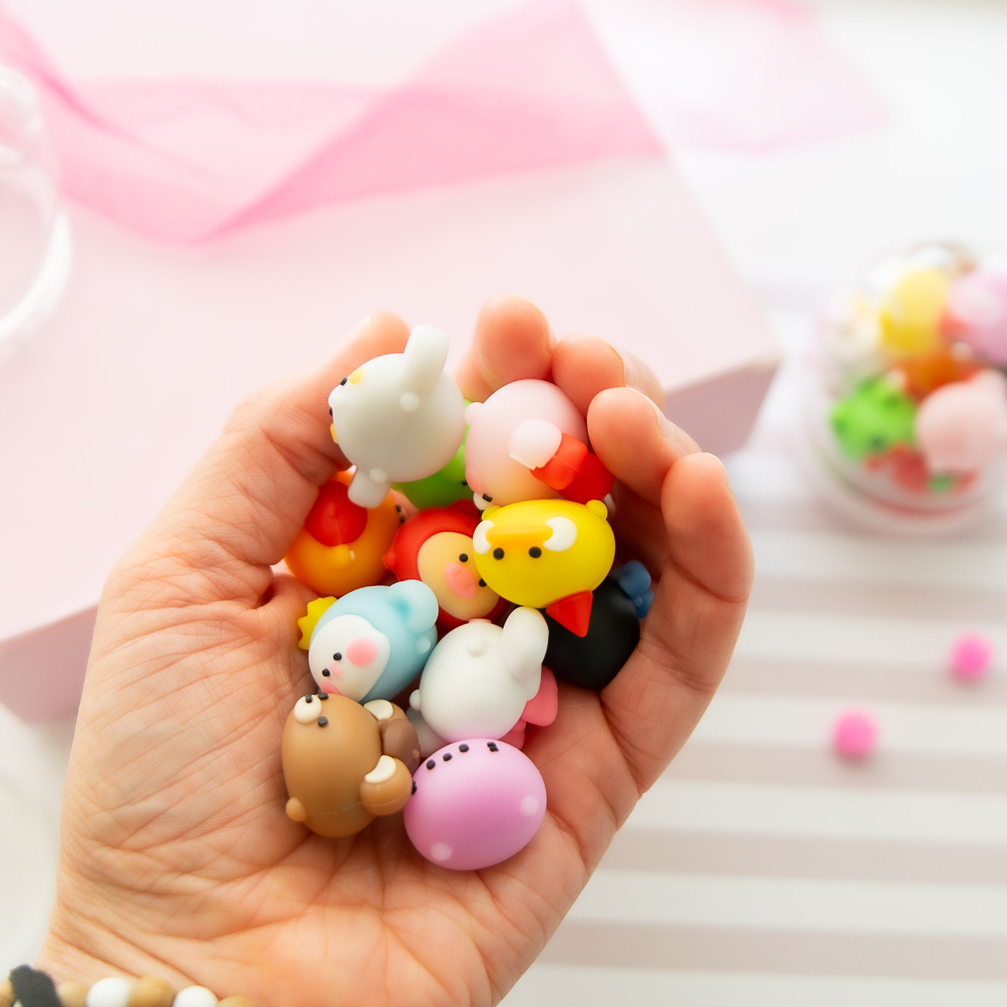 Mini Gomme Kawaii Animaux (x12)