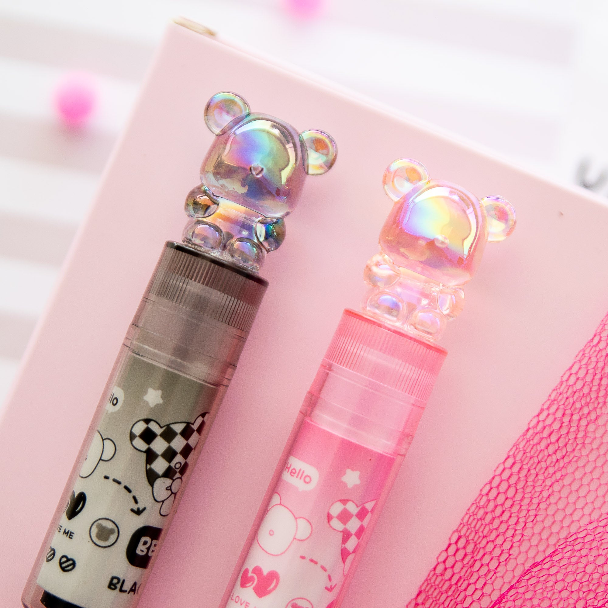 Kawaii Kristallbär Lippenstift-Radierer
