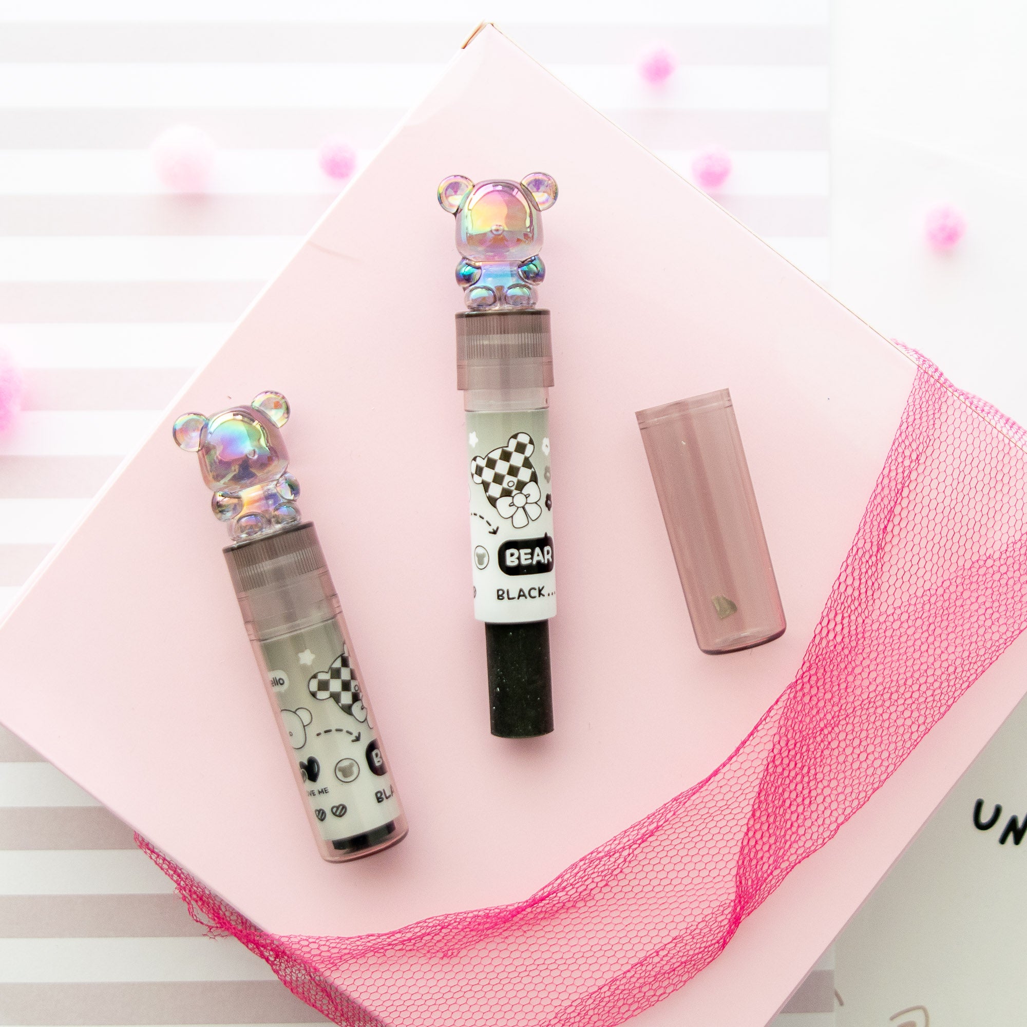 Kawaii Kristallbär Lippenstift-Radierer