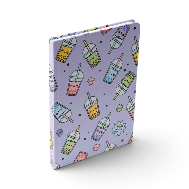 Carnet Bubble Tea Kawaii Parfumé - Format A5