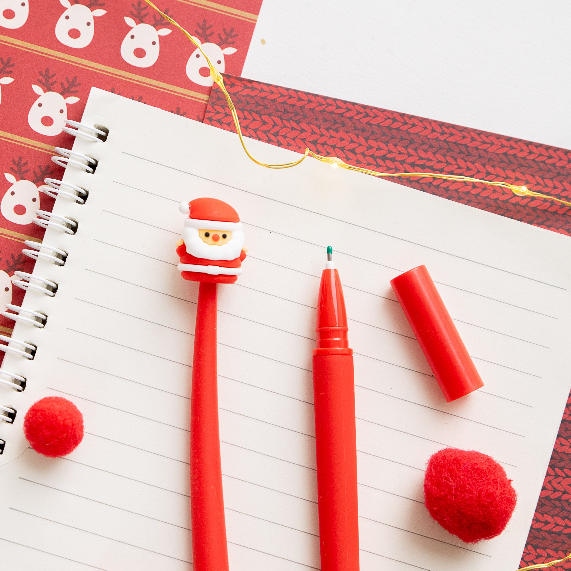 Stylo Souple à Secouer - Père Noël