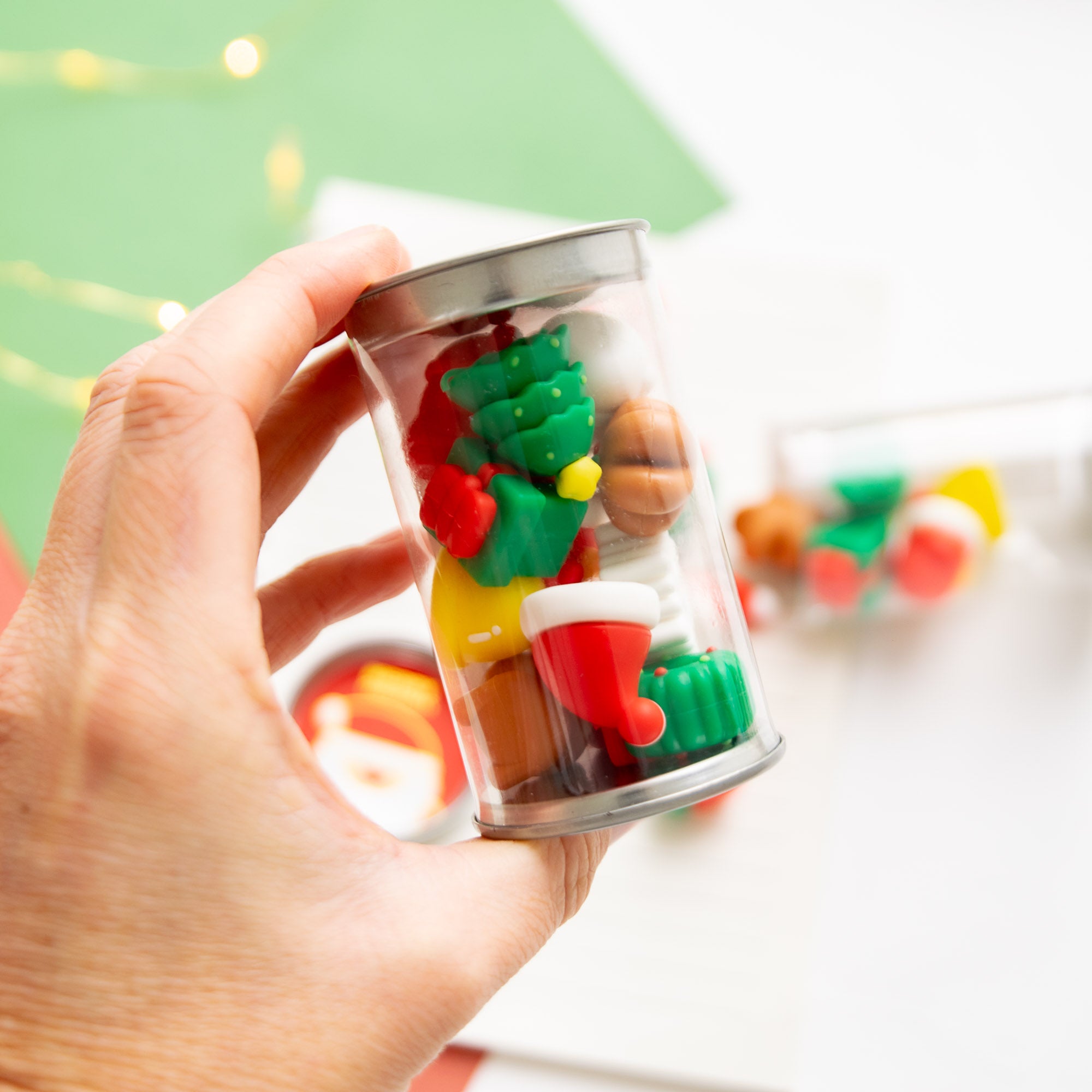 Mini Gomme Kawaii Noël (x12)