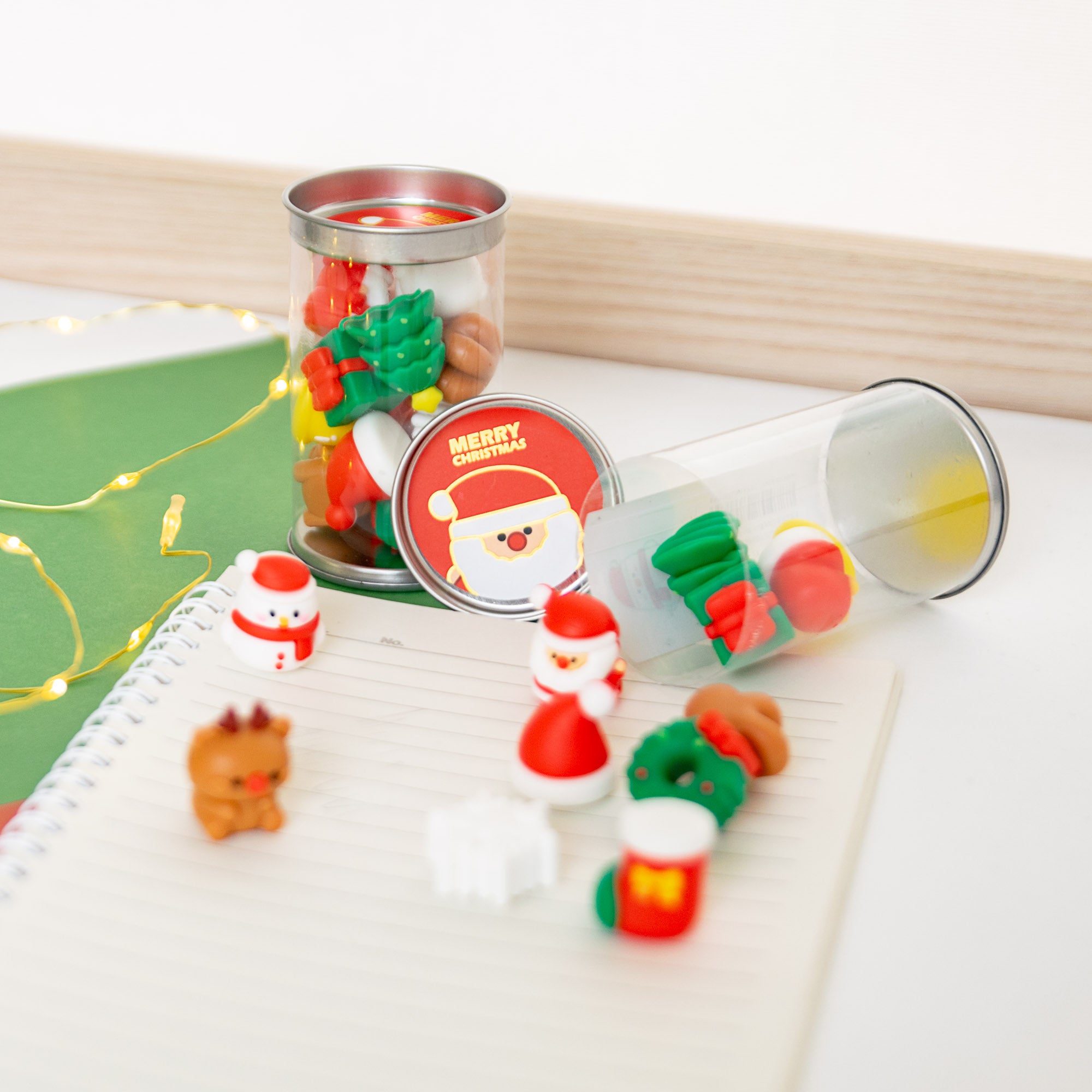 Mini Gomme Kawaii Noël (x12)