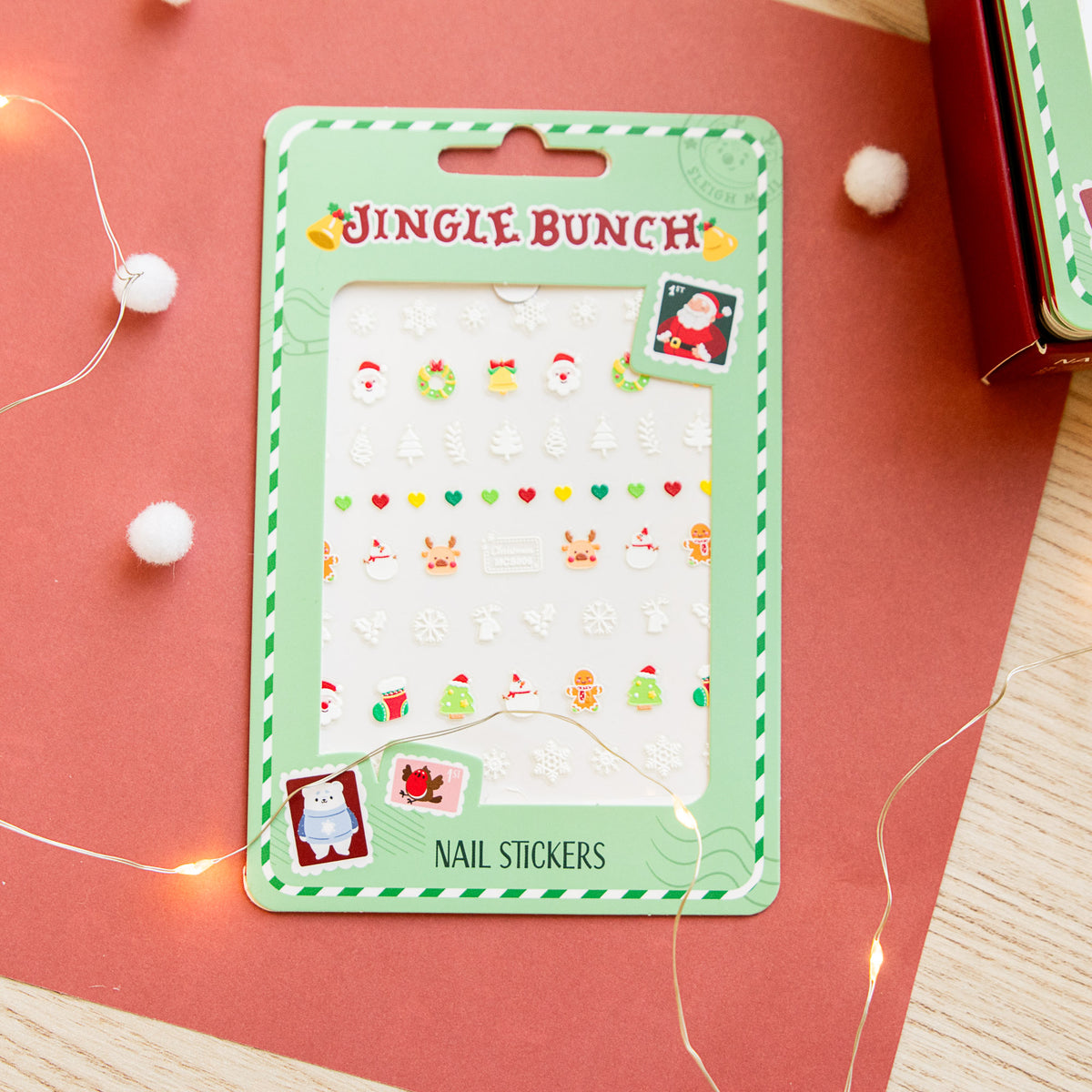 Stickers Phosphorescents pour ongles - Noël
