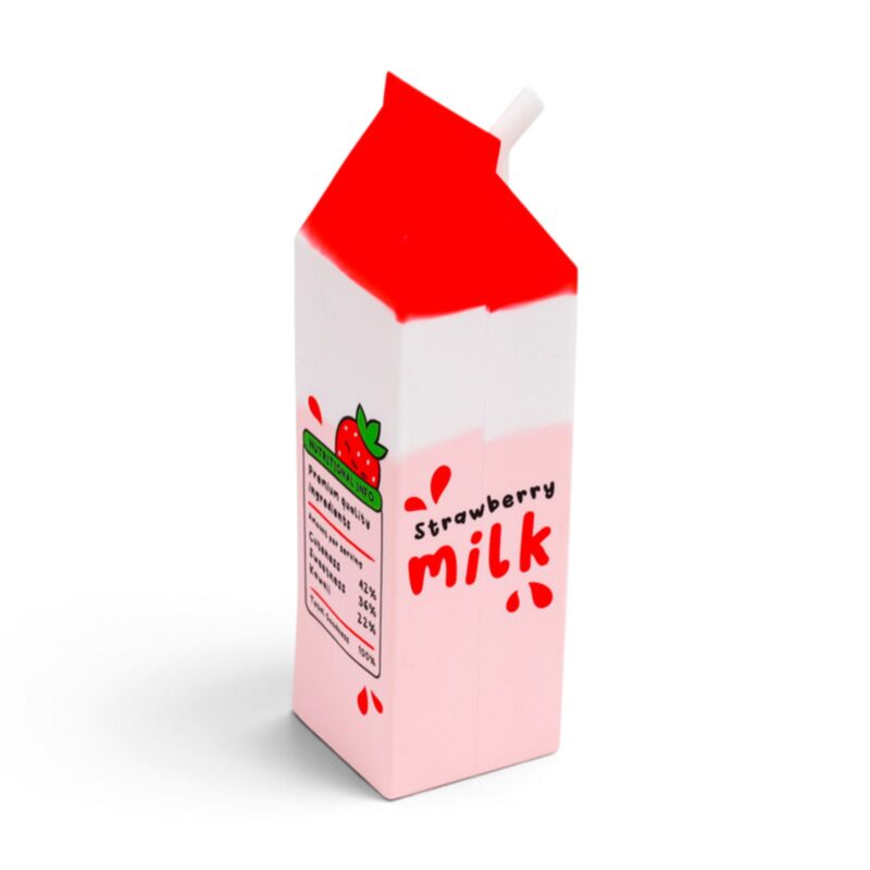 Trousse Silicone Brique de lait à la fraise